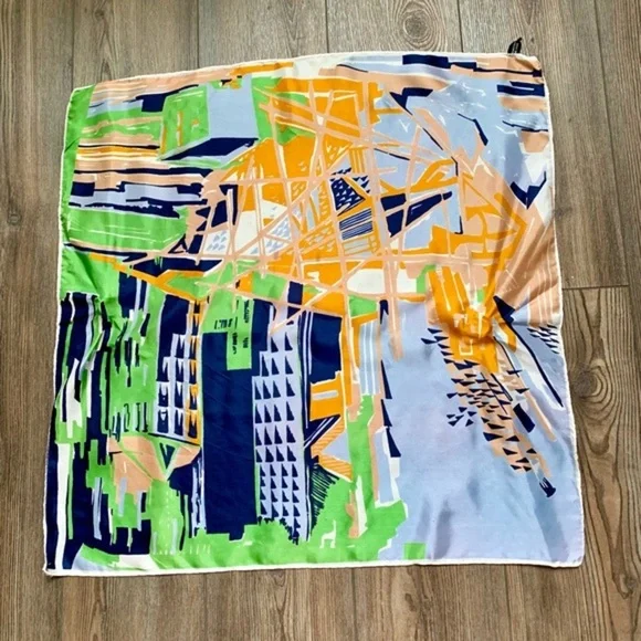 Abstract Pattern Scarf - Picture 1 of 7